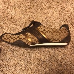 Brown Coach sneakers NEW